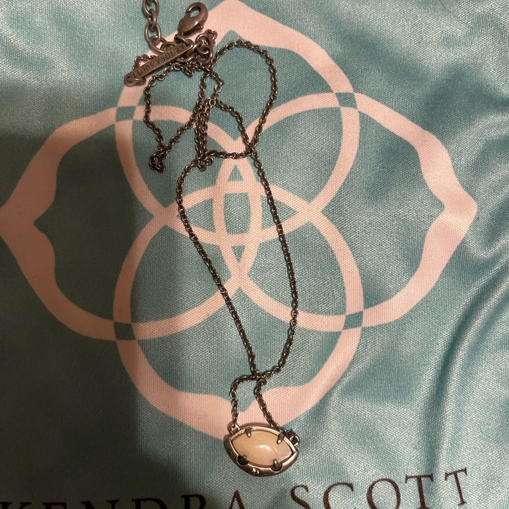 Kendra Scott white necklace